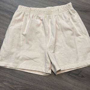 Brandy Melville cream shorts